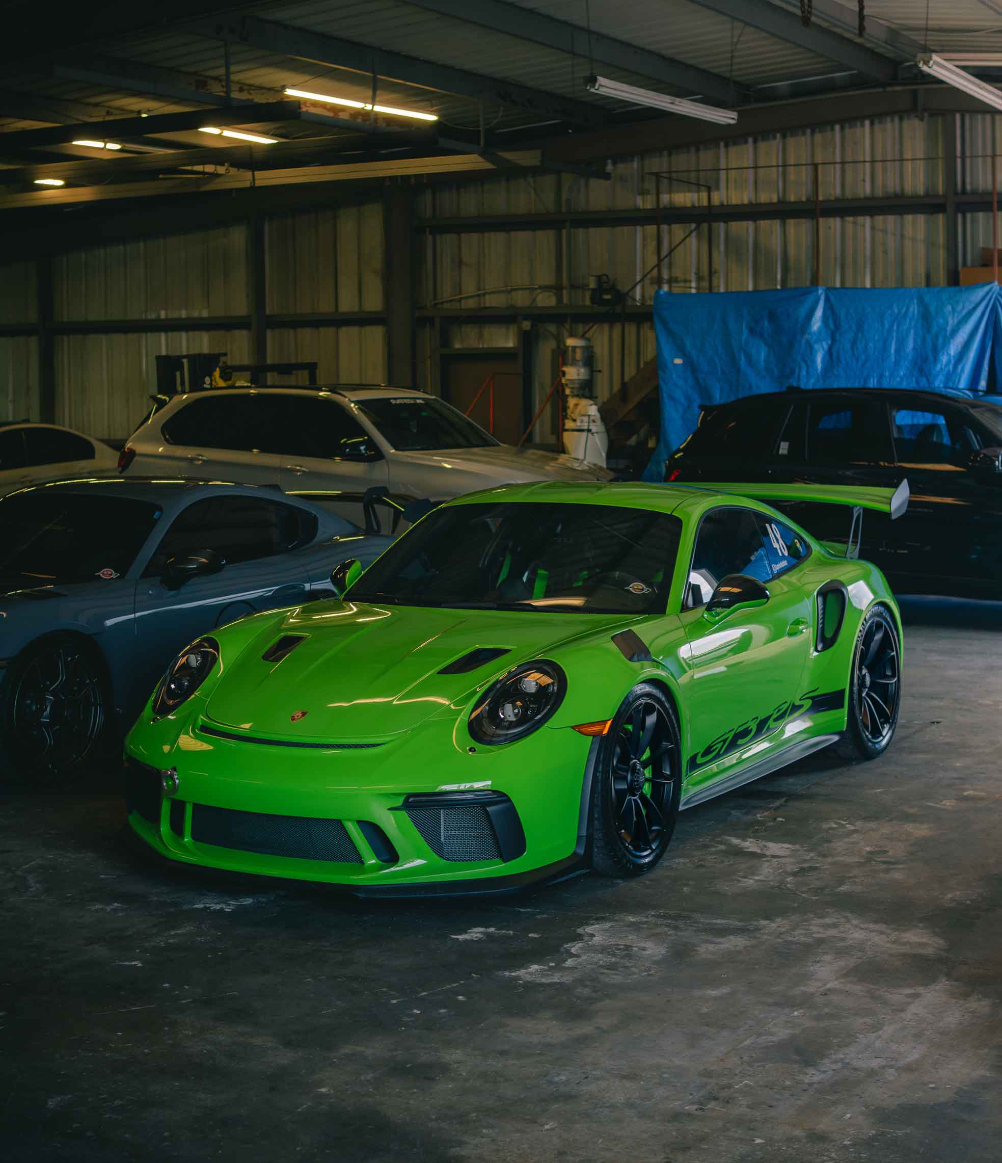 Green-gt3rs-Porsche